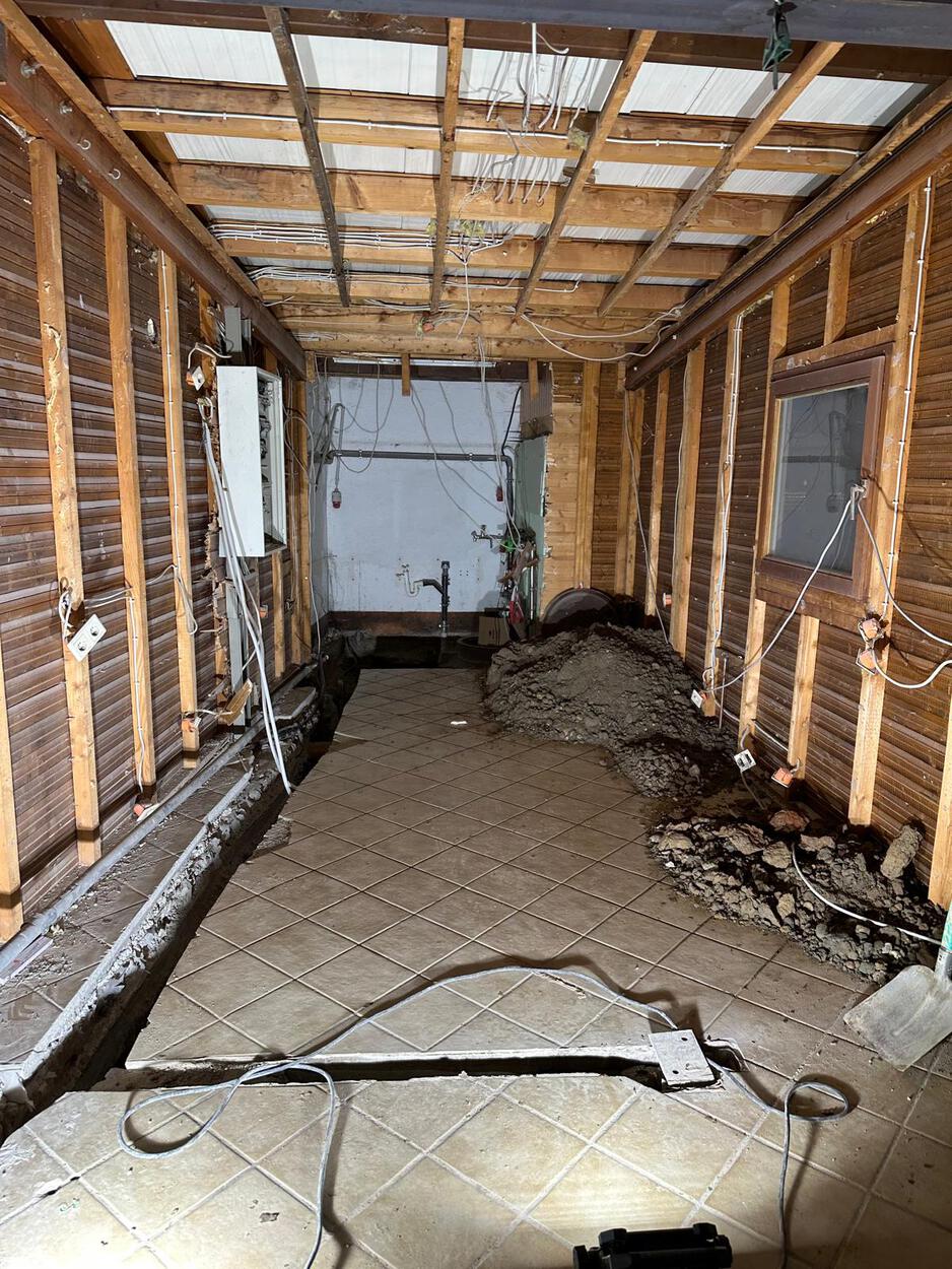 Umbaumaßnahmen im Clubheim