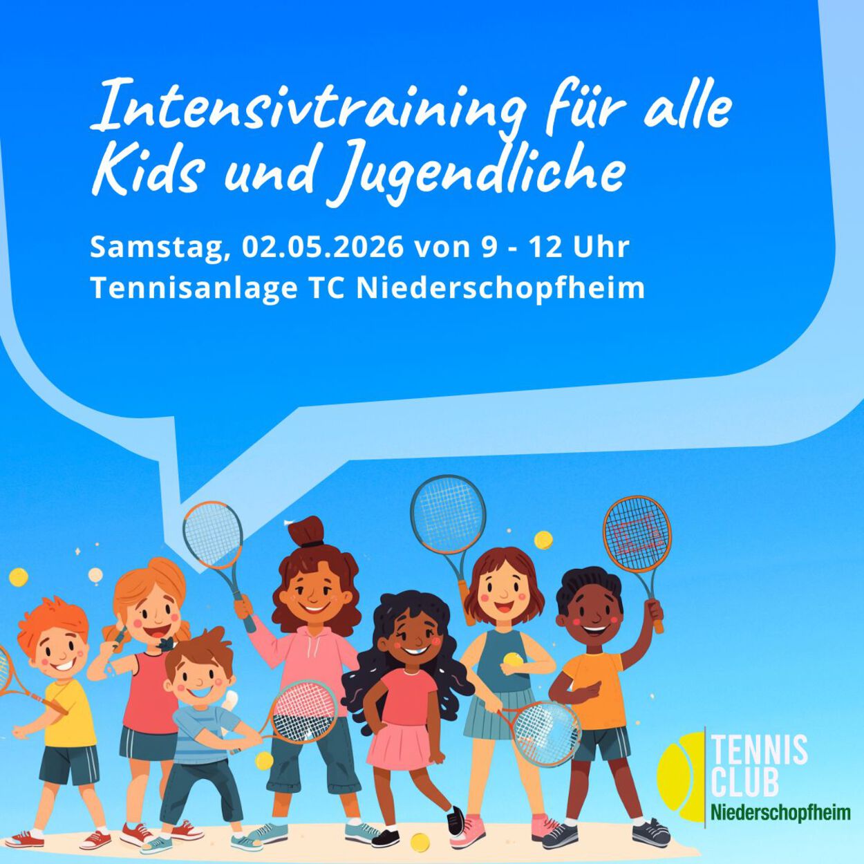 Intensivtraining für alle Kids und Jugendliche